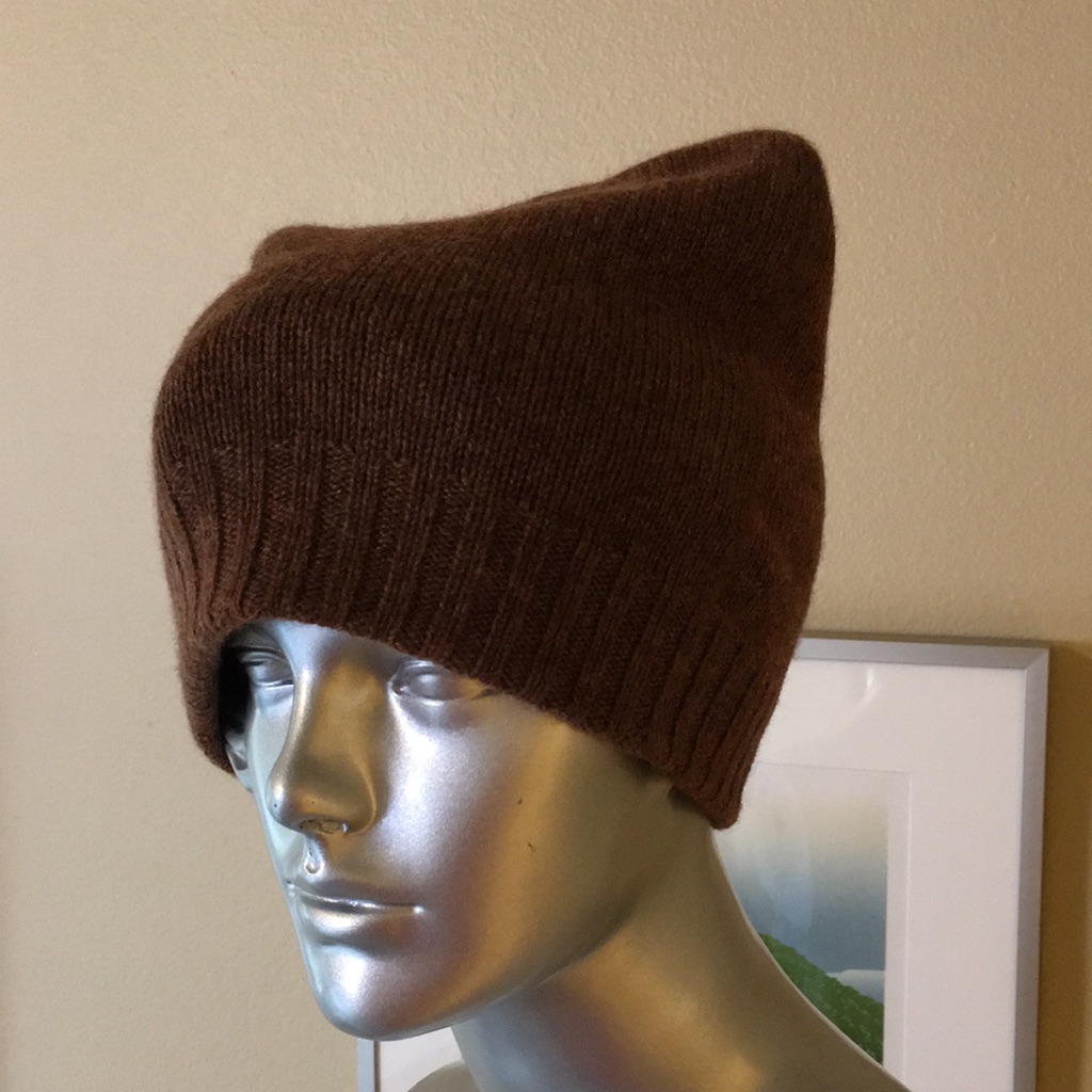 100% Cashmere Knit Beanie Reversible By St. Bernard — image 3 of 8